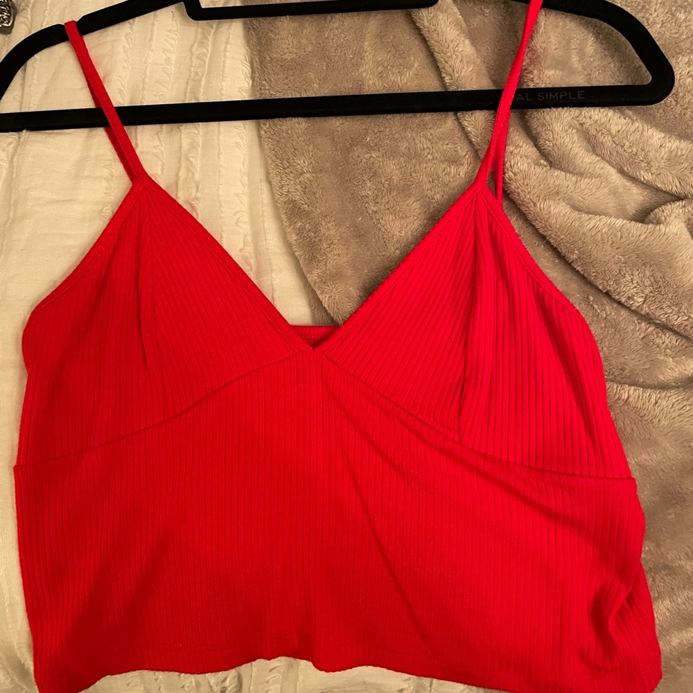 LF Ribbed Cropped Bralette Tank
